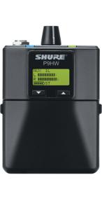 Shure P9HW draadloze microfoonontvanger Draagbaar (bodypack-ontvanger)