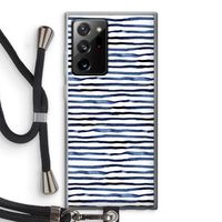 Verrassende lijnen: Samsung Galaxy Note 20 Ultra / Note 20 Ultra 5G Transparant Hoesje met koord