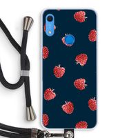 Framboosjes: Huawei Y6s Transparant Hoesje met koord Framboosjes: Huawei Y6s Transparant Hoesje met koord