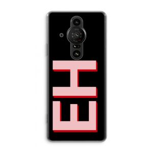 Monogram: Sony Xperia Pro-I Transparant Hoesje