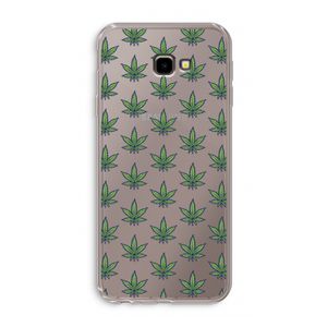 Weed: Samsung Galaxy J4 Plus Transparant Hoesje
