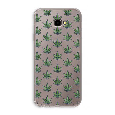 Weed: Samsung Galaxy J4 Plus Transparant Hoesje