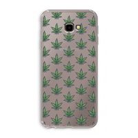 Weed: Samsung Galaxy J4 Plus Transparant Hoesje