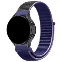 Samsung Galaxy Watch 7 Nylon Band - Middernacht Blauw Samsung Galaxy Watch 7 Nylon Band - Middernacht Blauw