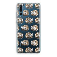 Slapende poes: Huawei P20 Pro Transparant Hoesje