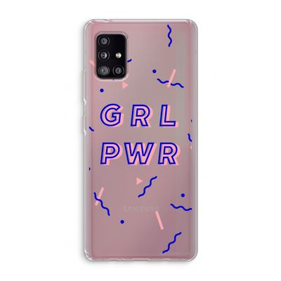 GRL PWR: Samsung Galaxy A51 5G Transparant Hoesje