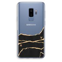 Gouden marmer: Samsung Galaxy S9 Plus Transparant Hoesje