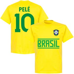 Brazilië Pelé 10 Team T-shirt