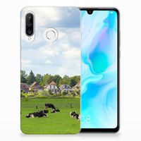 Huawei P30 Lite TPU Hoesje Koeien - thumbnail