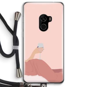 Wine: Xiaomi Mi Mix 2 Transparant Hoesje met koord
