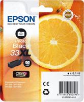 Epson Oranges 33XL PHBK inktcartridge 1 stuk(s) Origineel Hoog (XL) rendement Foto zwart - thumbnail