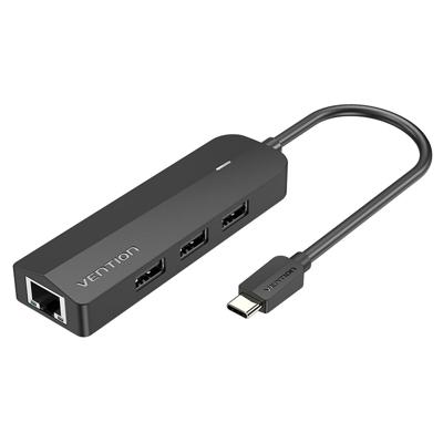 USB-HUB Vention TGOBB Zwart
