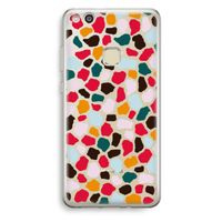 Colored Giraffe: Huawei Ascend P10 Lite Transparant Hoesje