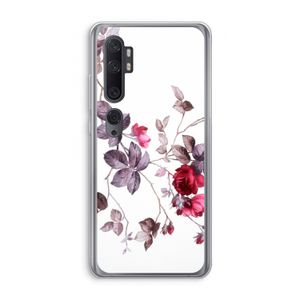 Mooie bloemen: Xiaomi Mi Note 10 Pro Transparant Hoesje
