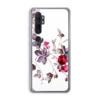 Mooie bloemen: Xiaomi Mi Note 10 Pro Transparant Hoesje