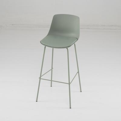 4-delige Barkrukenset Barkrukken Met Voetsteunen Beklede Zittingen