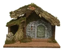 Kerststal led 37 x 17 x 27 cm