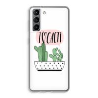 I love cacti: Samsung Galaxy S21 Transparant Hoesje