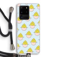 Citroenen: Samsung Galaxy S20 Ultra Transparant Hoesje met koord