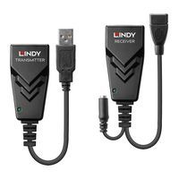 LINDY Lindy USB-extender USB 2.0 via netwerkkabel RJ45 100 m - thumbnail