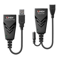 LINDY 42674 USB-extender USB 2.0 via netwerkkabel RJ45 100 m - thumbnail