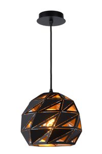 Lucide MALUNGA - Hanglamp - Ø 25 cm - 1xE27 - Zwart