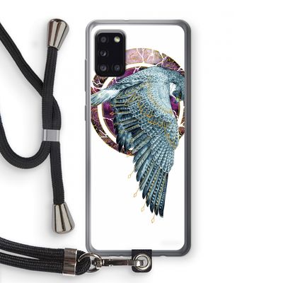 Golden Falcon: Samsung Galaxy A31 Transparant Hoesje met koord