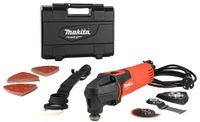 Makita M9800KX4 multimachine 200 Watt Oscillerende Multi-cutter + Toebehorense - M9800KX4