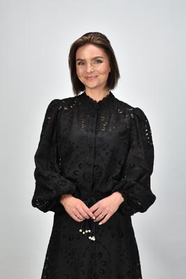 Zimmermann blouse Rhiannon Embroidered 4253TSS251 black