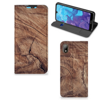 Huawei Y5 (2019) Book Wallet Case Tree Trunk