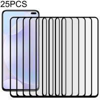 Voor Xiaomi Redmi K30i 5G 25 PCS Full Glue Full Screen Tempered Glass Film