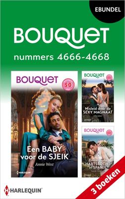 Bouquet e-bundel nummers 4666 - 4668 - Annie West, Julia James, Natalie Anderson - ebook