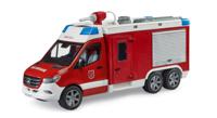bruder Mercedes Benz Sprinter brandweer commandowagen met licht en geluid modelvoertuig 02680 - thumbnail
