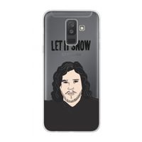 Let It Snow: Samsung Galaxy A6 Plus (2018) Transparant Hoesje