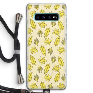 Herfst: Samsung Galaxy S10 Plus Transparant Hoesje met koord