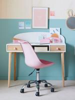 Kinderbureaustoel op wieltjes roze Kinderbureaustoel op wieltjes roze
