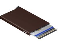 Secrid Cardprotector Documenthouders voor in de auto Bruin Aluminium - thumbnail