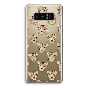 Tijger: Samsung Galaxy Note 8 Transparant Hoesje