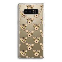 Tijger: Samsung Galaxy Note 8 Transparant Hoesje Tijger: Samsung Galaxy Note 8 Transparant Hoesje
