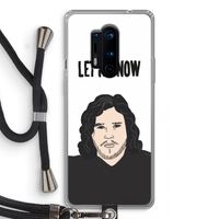 Let It Snow: OnePlus 8 Pro Transparant Hoesje met koord