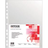 OFFICE products geperforeerde showtas, A4, 40 micron, gekorreld, pak van 100 stuks