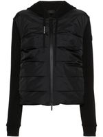 Moncler veste à empiècements matelassés - Noir