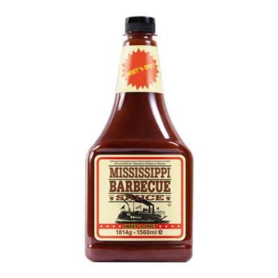 Mississippi - Barbecue saus "sweet 'n spicy" - 1560ml Mississippi - Barbecue saus "sweet 'n spicy" - 1560ml