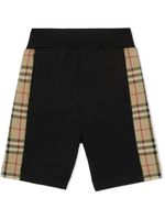 Burberry Kids short à motif Vintage Check - Noir - thumbnail