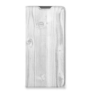 Motorola Moto G52 | Moto G82 Book Wallet Case White Wood