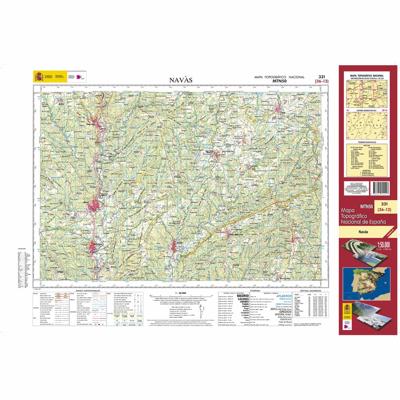 Topografische kaart 331 MT50 Navàs | CNIG - Instituto Geográfico Nacional1