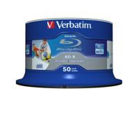 Verbatim 43812 Blu-ray BD-R SL disc 25 GB 50 stuk(s) Spindel Bedrukbaar