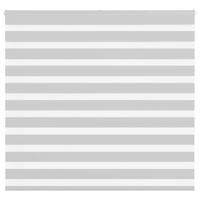 VidaXL Zebra rolgordijn 160x150 cm stofbreedte 155,9 cm lichtgrijs