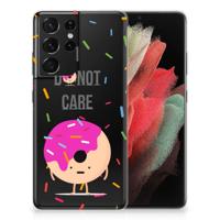 Samsung Galaxy S21 Ultra | Siliconen Case | Donut Roze