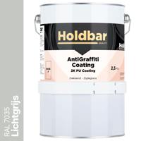 Holdbar Anti Graffiti Coating Lichtgrijs (RAL 7035) 2,5 Kg
